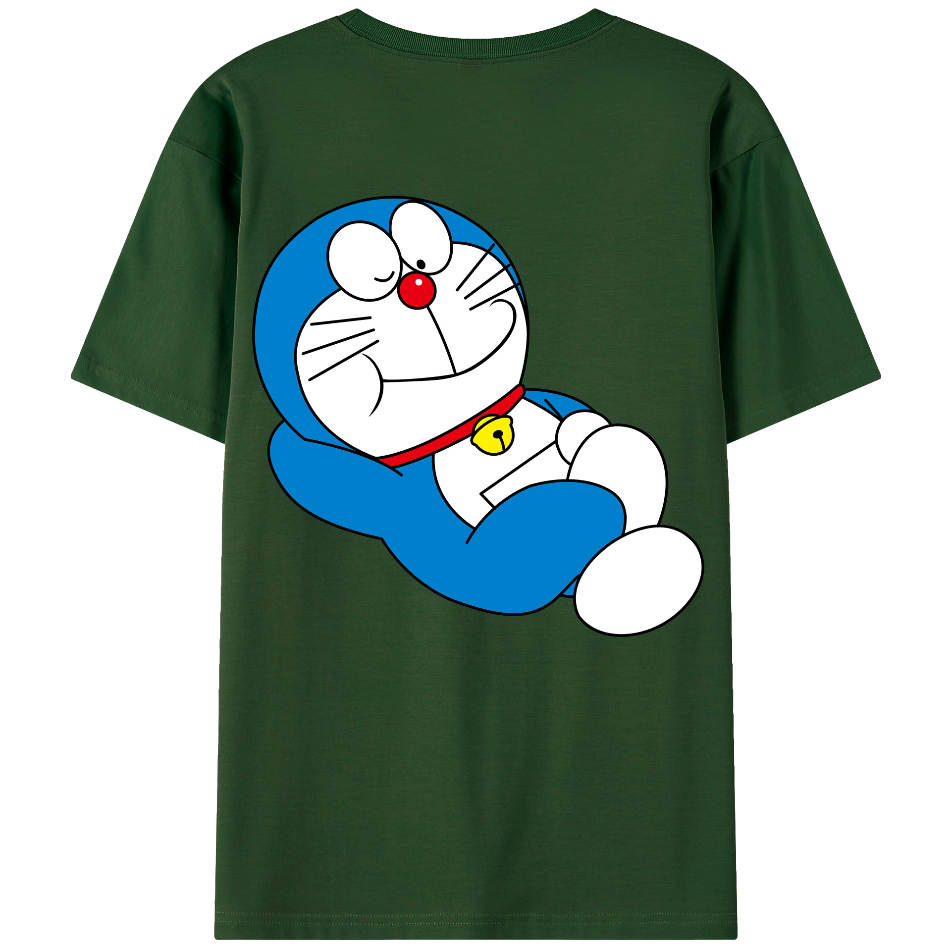 （画像用） ドラえもん Doraemon 綿100％半袖Tシャツ（背面プリント）